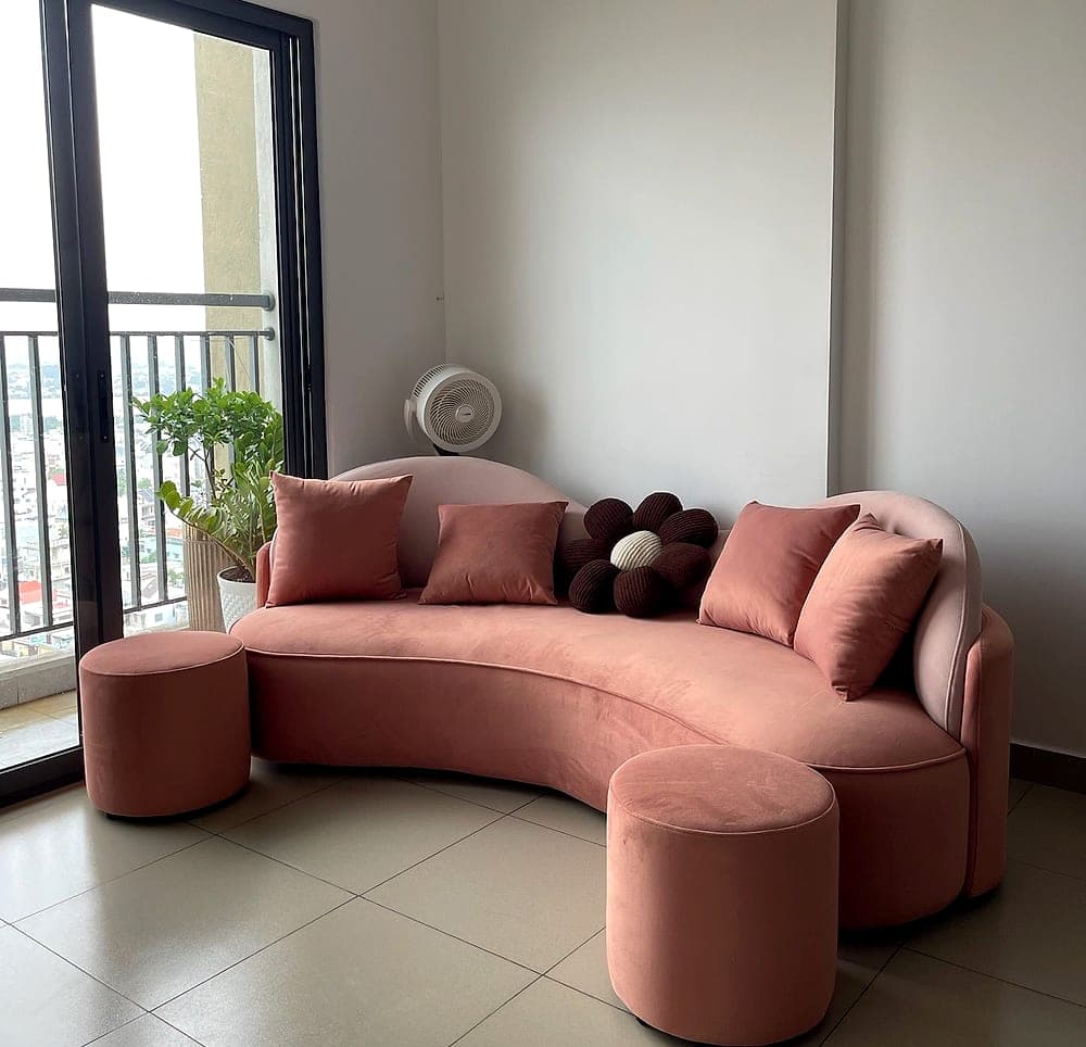 Sofa cong 2 lưng